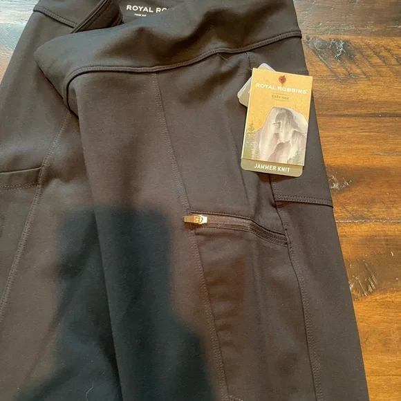 Royal Robbins Wind Jammer Knit Trim fit Pant XS black